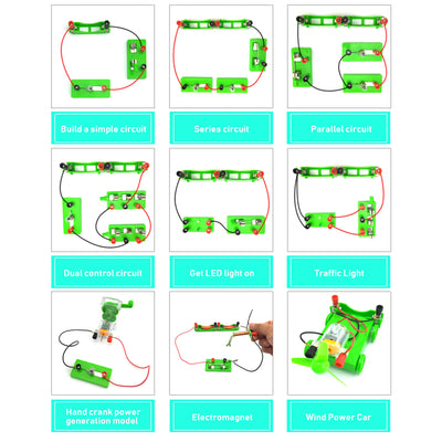 Electric Circuit Kit | Physics & Electromagnetic Experiments for Students - Merelux Store