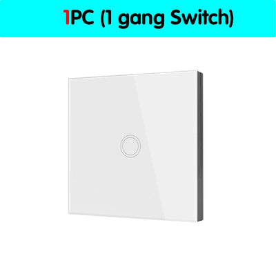 Smart Touch Light Switch | Wireless LED, Remote Control, 1/2/3-Gang - Merelux Store