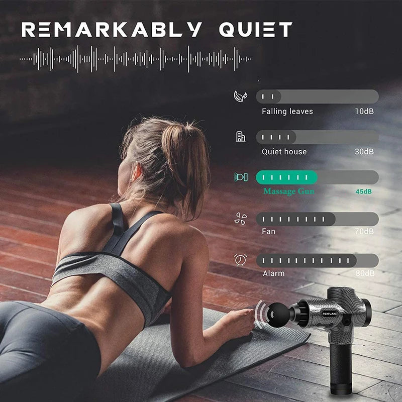 Massage Gun | High-Frequency Muscle Relaxer with Carry Bag - Merelux Store