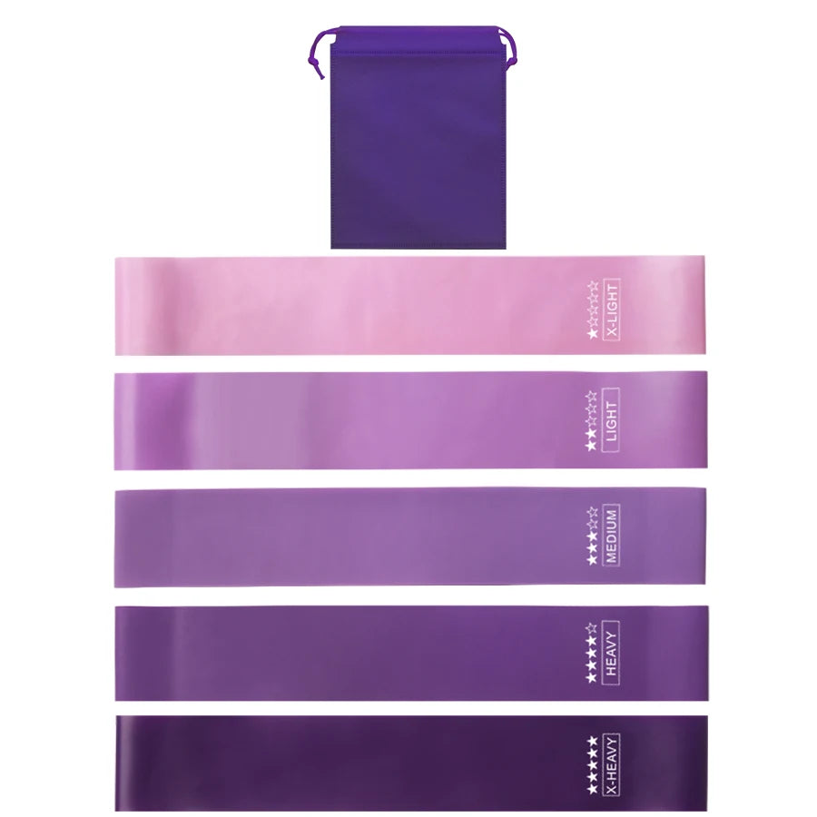 Elastic Resistance Bands for Yoga, Pilates & Crossfit Workouts - Merelux Store