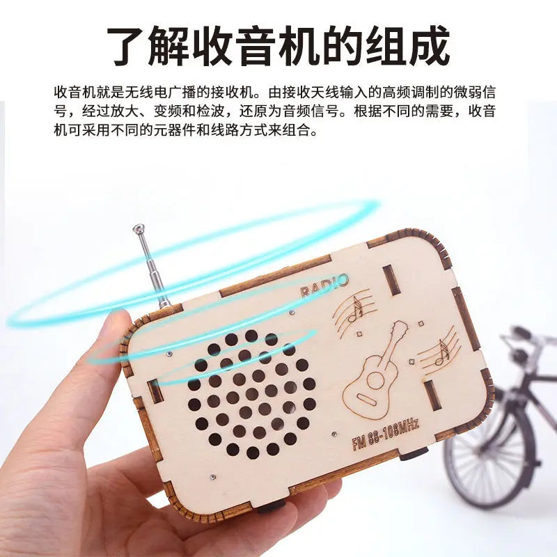 DIY Radio Model Kit | Science & Technology Invention for Kids - Merelux Store