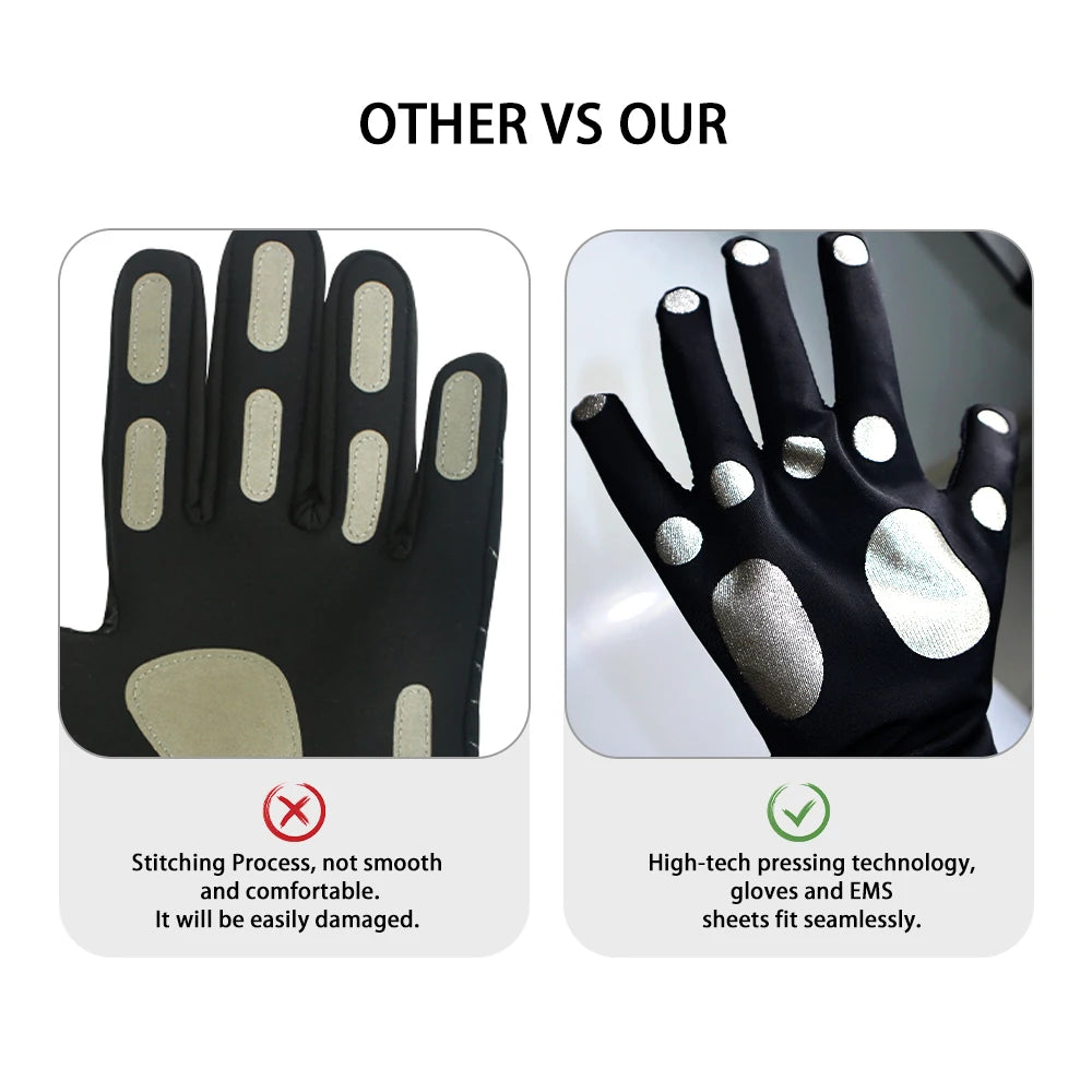 EMS Massage Gloves – Stimulate Blood Circulation, Relieve Pain, Improve Muscle - Merelux Store