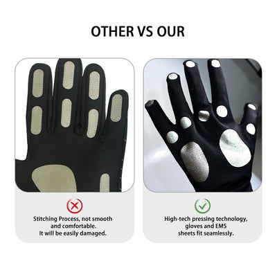 EMS Massage Gloves – Stimulate Blood Circulation, Relieve Pain, Improve Muscle - Merelux Store