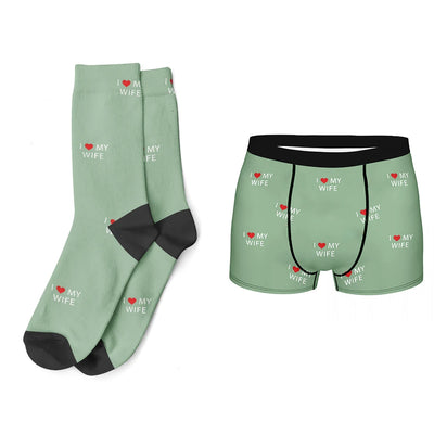 Custom Face Boxer Shorts & Socks (Multi-Color) - Merelux Store