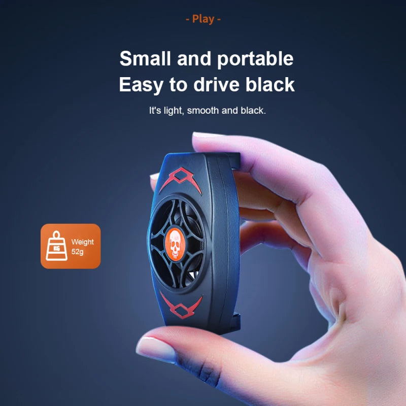 Mini Phone Cooling Fan | Rechargeable Gaming Radiator with Back Clip - Merelux Store