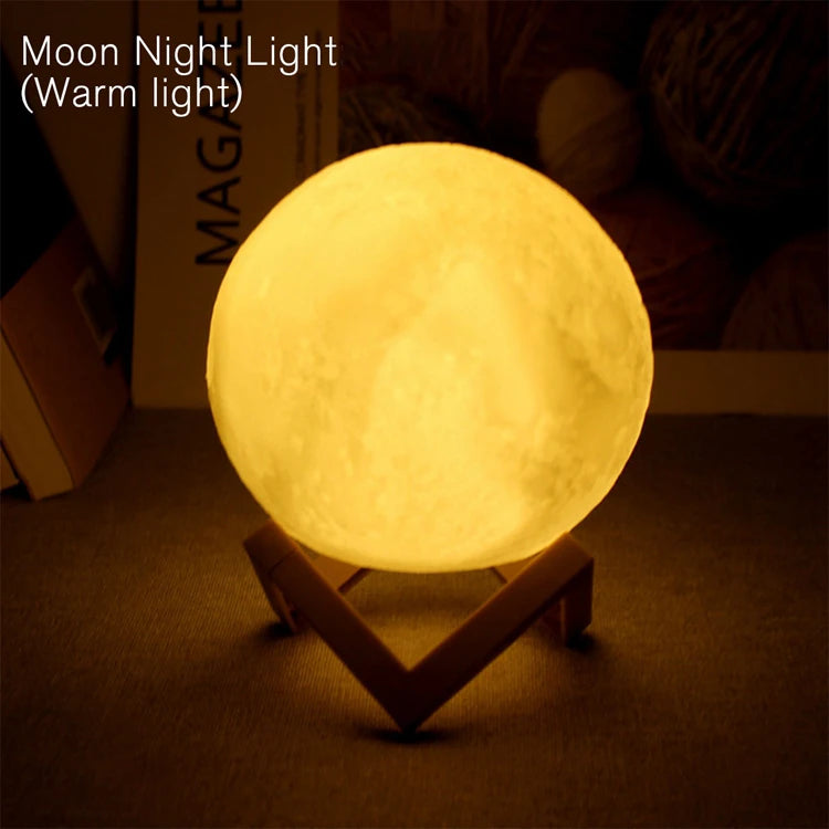 LED Moon & Galaxy Light | Ideal for Kids & Bedroom Decor - Merelux Store