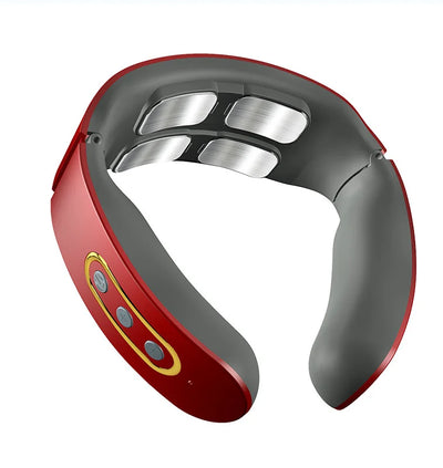 Electric Neck & Shoulder Pulse Massager – 4 Head TENS, Magnetic Pulse - Merelux Store