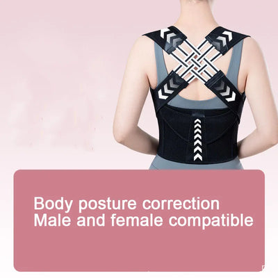 Posture Corrector for Hunchback | Adjustable Upper Back Brace - Merelux Store