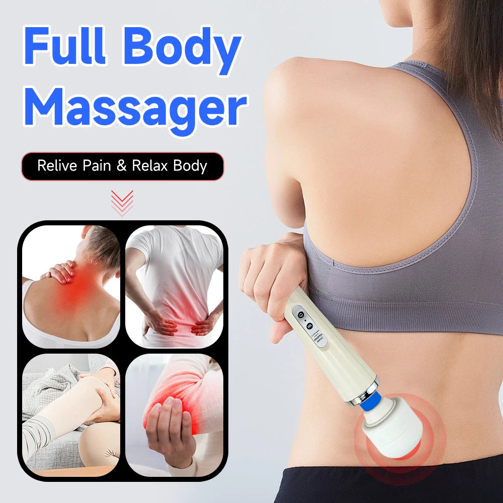 Speed Vibrations, Deep Tissue Massage for Back, Neck, and Leg Pain Relief - Merelux Store