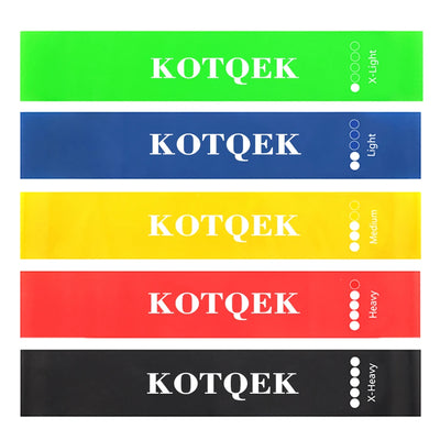 Elastic Resistance Bands for Yoga, Pilates & Crossfit Workouts - Merelux Store