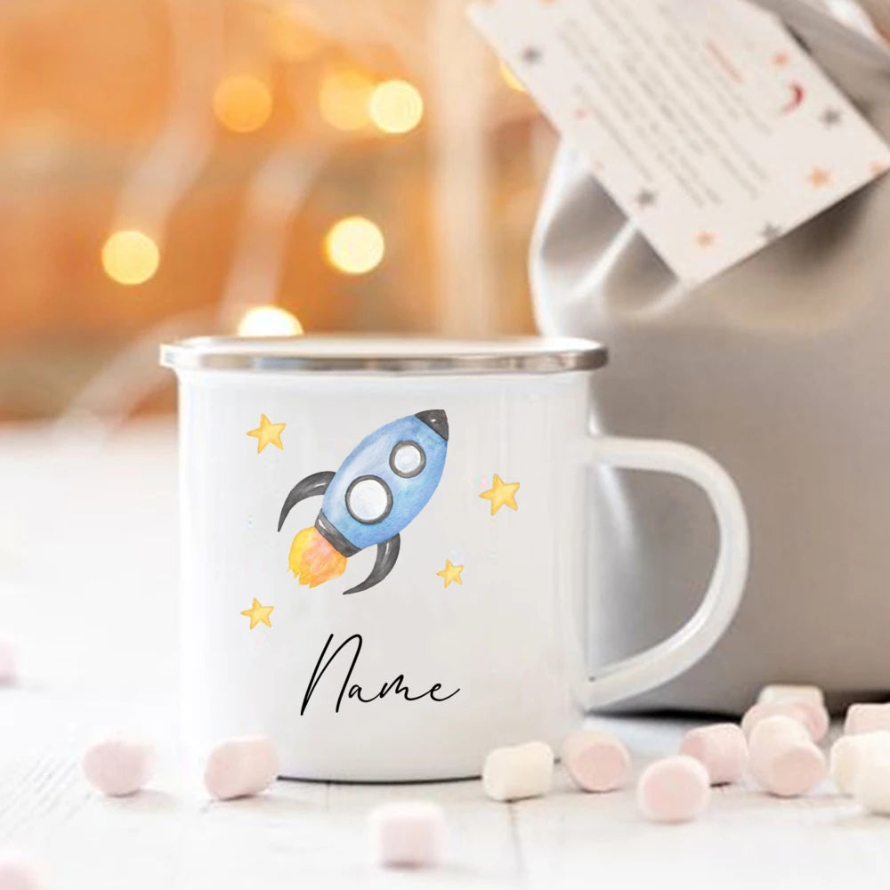Personalized Enamel Mug for Kids – Perfect Birthday Gift - Merelux Store