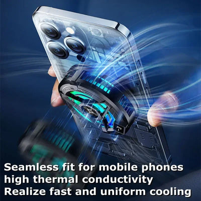 SL17 Magnetic Phone Cooler | 2-in-1 Fast Cooling for iOS & Android - Merelux Store