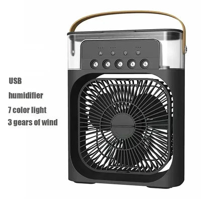 3-in-1 USB Air Humidifier & Mini Fan | Water-Cooled, Silent Cooling - Merelux Store