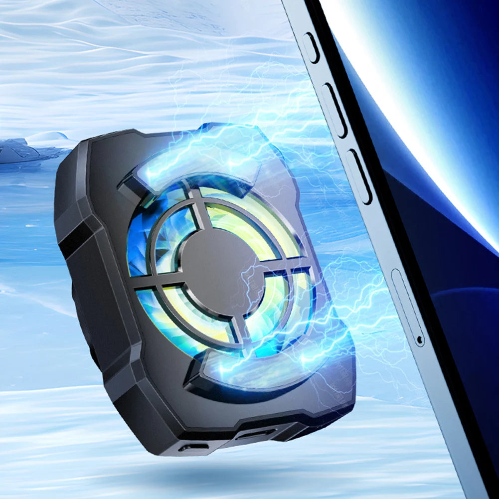 Rechargeable Phone Cooling Fan | Magnetic, Adjustable Speeds for Gaming - Merelux Store