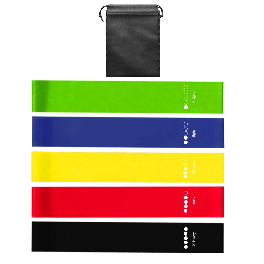 Elastic Resistance Bands for Yoga, Pilates & Crossfit Workouts - Merelux Store