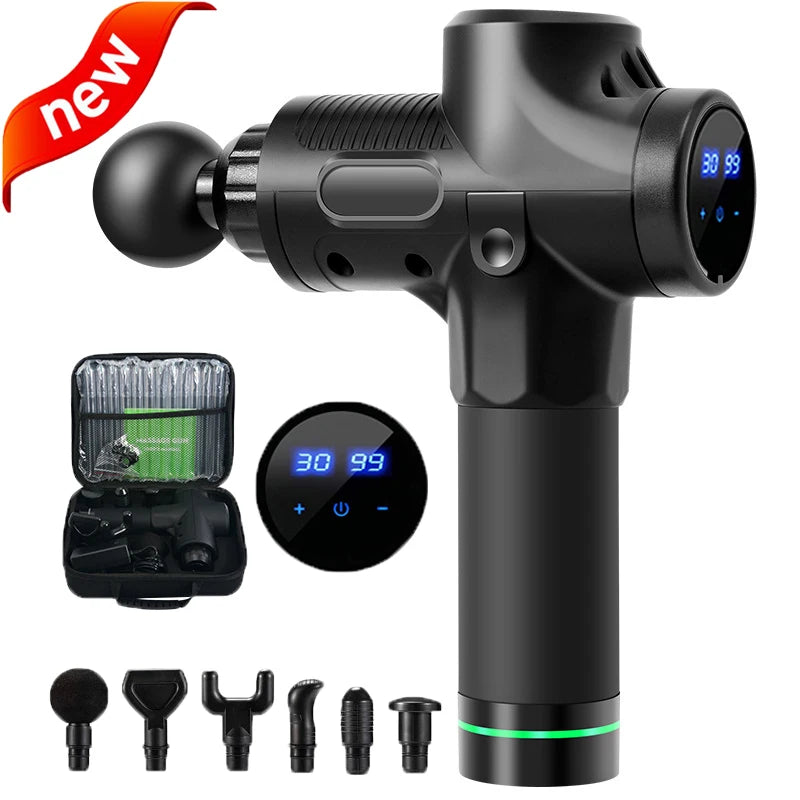 Massage Gun | High-Frequency Muscle Relaxer with Carry Bag - Merelux Store