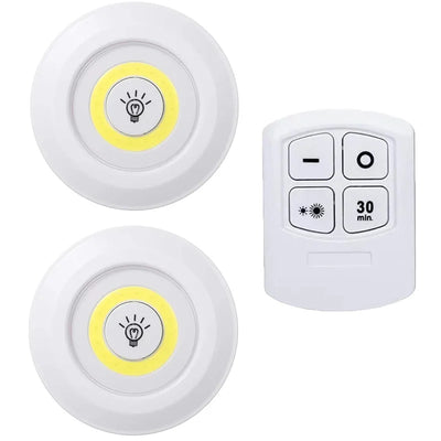 Dimmable LED Under Cabinet Light | Battery-Operated with Remote - Merelux Store