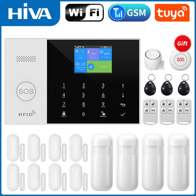 GSM WiFi Alarm System | Motion Sensor, Tuya App Control (PG105) - Merelux Store