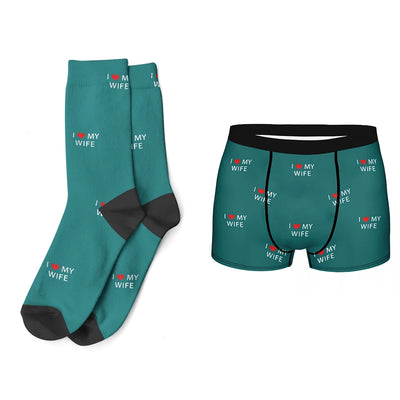 Custom Face Boxer Shorts & Socks (Multi-Color) - Merelux Store