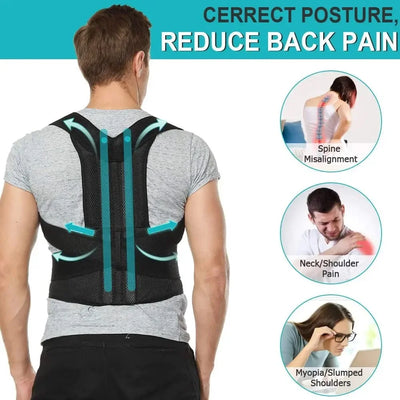 Breathable Back Straightener for Shoulder Pain Relief - Merelux Store