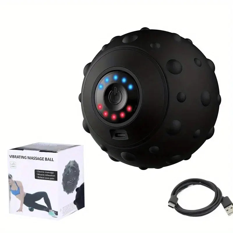 Rechargeable Sports Massage Ball | Neck, Back & Foot Muscle Relaxation - Merelux Store