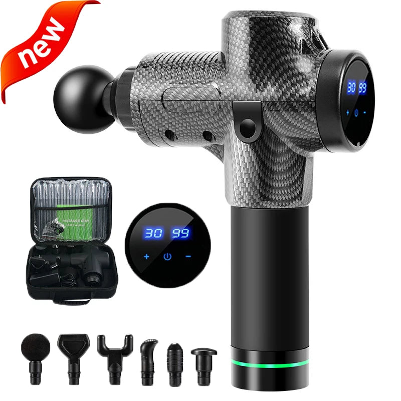 Massage Gun | High-Frequency Muscle Relaxer with Carry Bag - Merelux Store