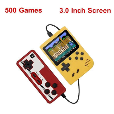Retro Mini Game Console – 500 Games, 3.0" LCD - Merelux Store