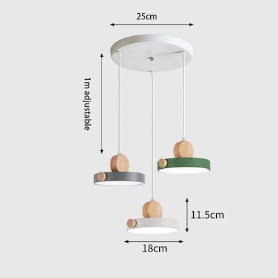 Modern LED Chandelier | Three-Tone Lighting for Home Decor - Merelux Store