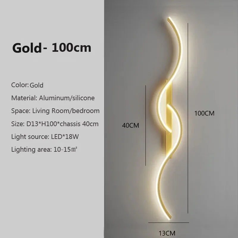 Modern LED Wall Lamp | Minimalist Bedside & Living Room Sconce - Merelux Store