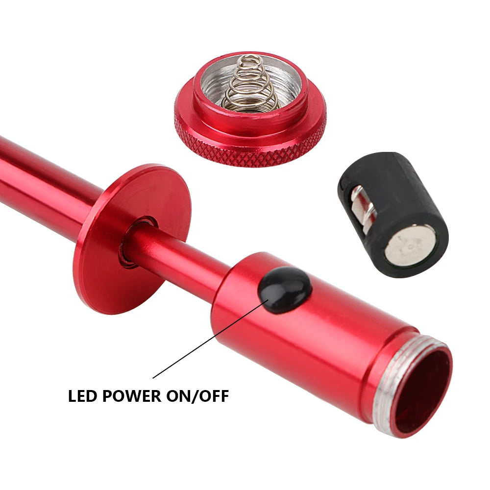 Magnetic Pickup Tool | 4-Claw Design & LED Light for Cleaning - Merelux Store