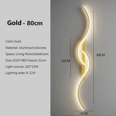 Modern LED Wall Lamp | Minimalist Bedside & Living Room Sconce - Merelux Store