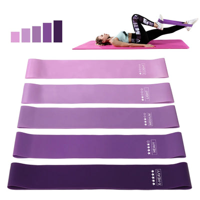 Elastic Resistance Bands for Yoga, Pilates & Crossfit Workouts - Merelux Store