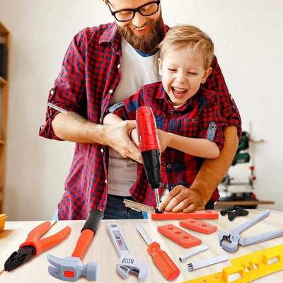Engineer set with electric drill and screwdriver—perfect for boys - Merelux Store