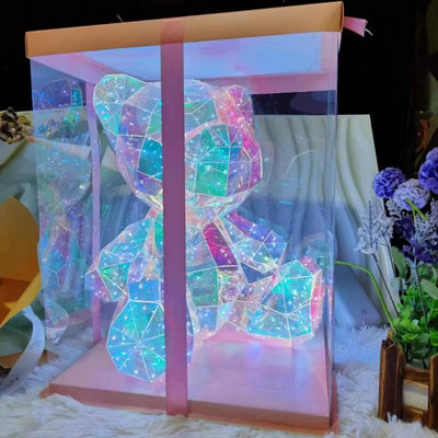 Gift Box Glowing Teddy Bear Dolls, Creative & Colorful, Ideal for Girlfriend - Merelux Store