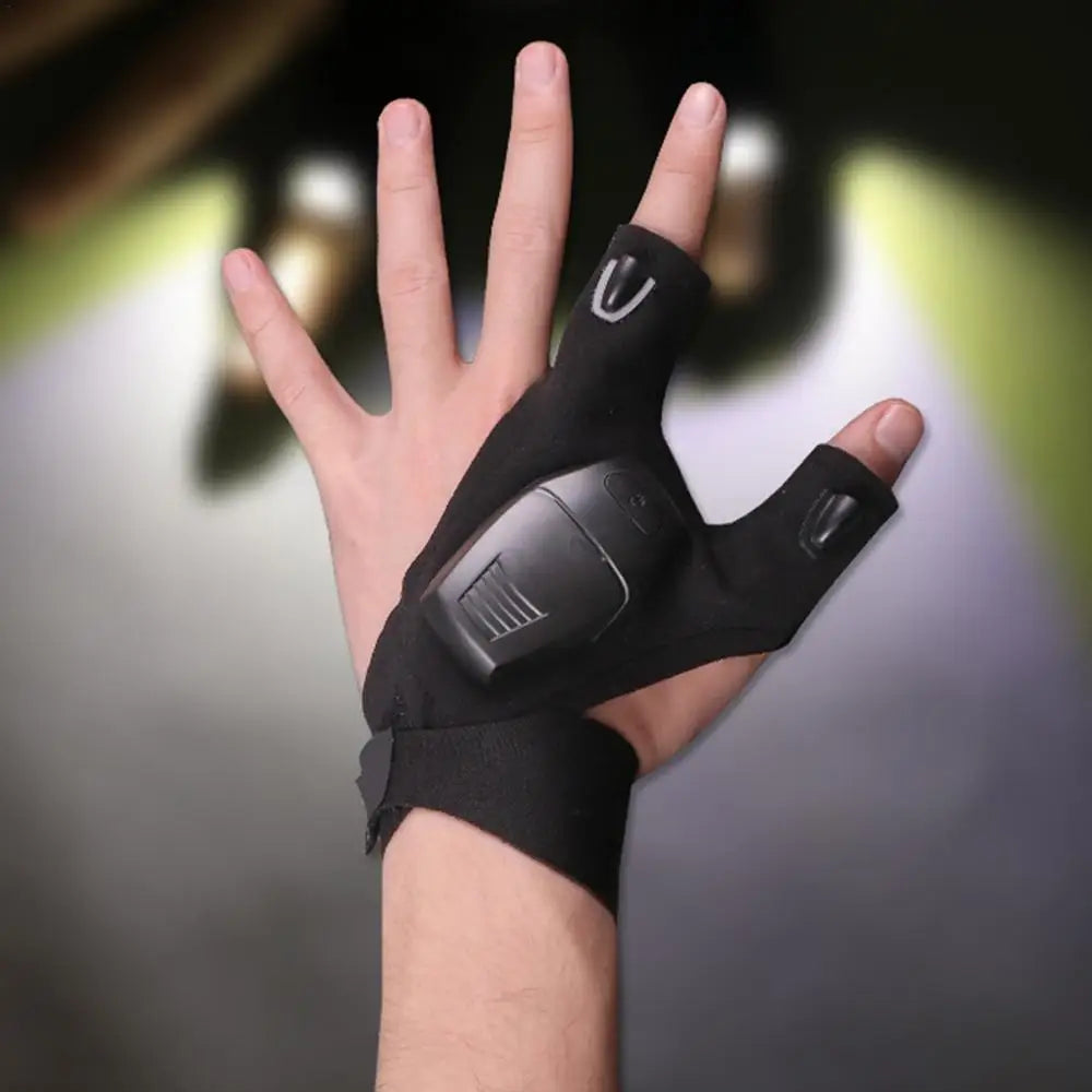 LED Flashlight Gloves | Rechargeable, Perfect for Fishing, Camping & Gifts - Merelux Store