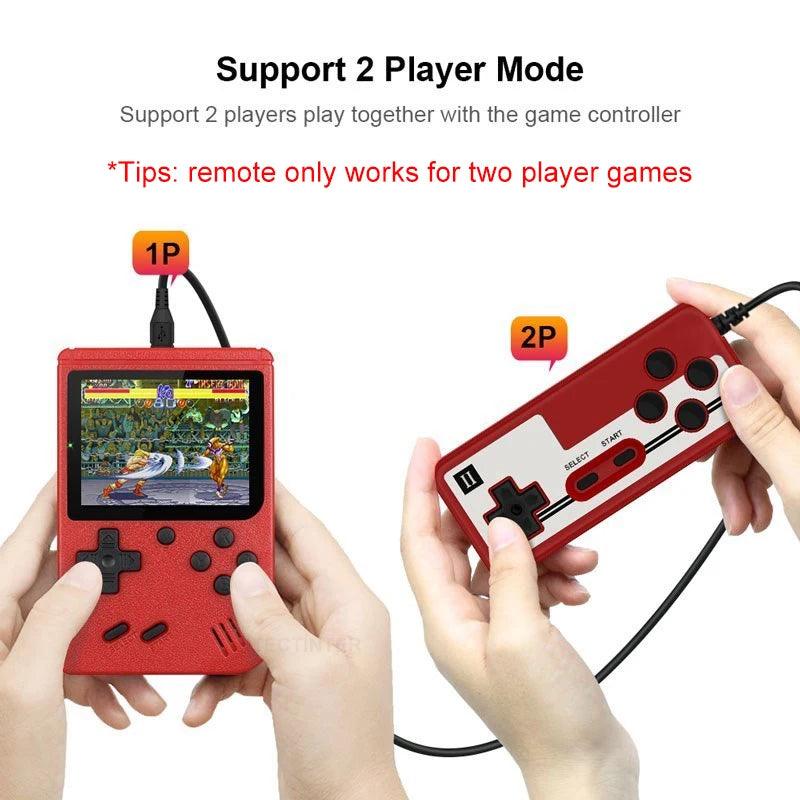 Retro Mini Game Console – 500 Games, 3.0" LCD - Merelux Store
