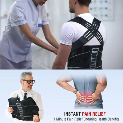 Adjustable Shoulder Brace & Upper Spine Straightener - Merelux Store