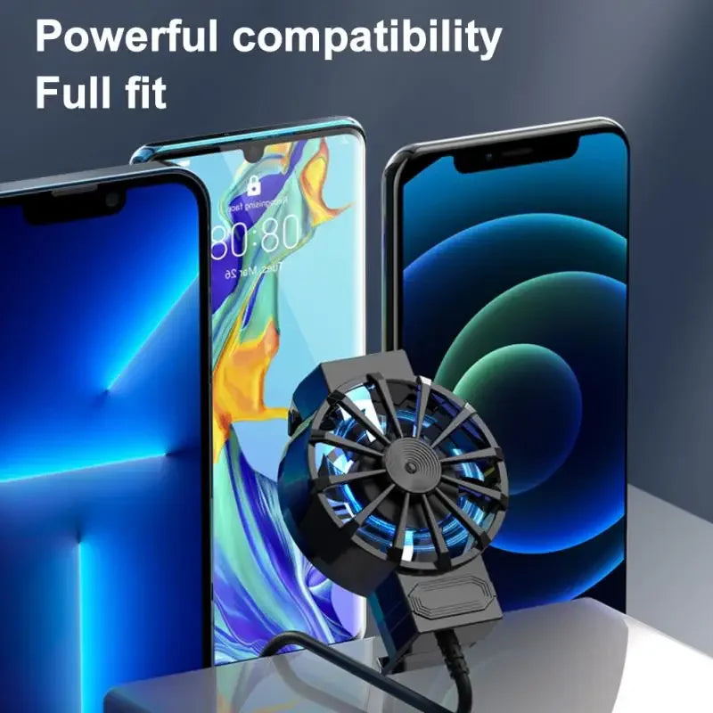 Mini Phone Cooling Fan | Rechargeable Gaming Radiator with Back Clip - Merelux Store