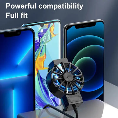 Mini Phone Cooling Fan | Rechargeable Gaming Radiator with Back Clip - Merelux Store