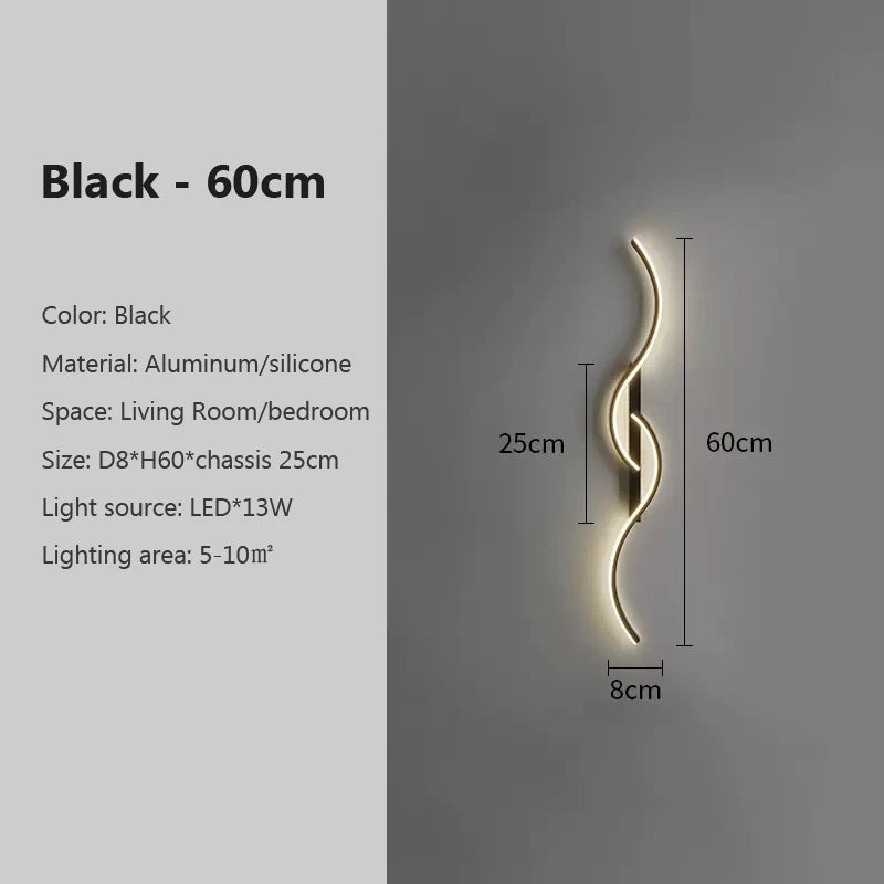 Modern LED Wall Lamp | Minimalist Bedside & Living Room Sconce - Merelux Store