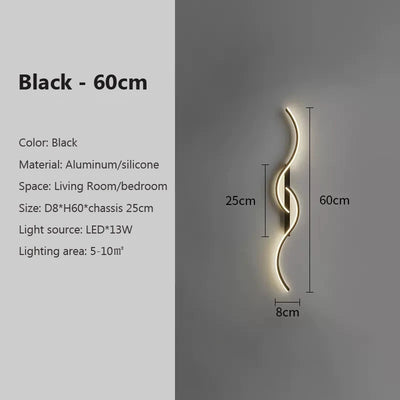 Modern LED Wall Lamp | Minimalist Bedside & Living Room Sconce - Merelux Store