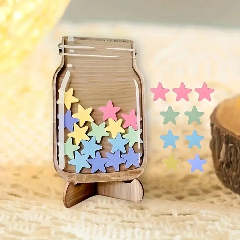 Kids Reward Jar – Stars & Tokens for Chores, Classroom, and Birthdays - Merelux Store