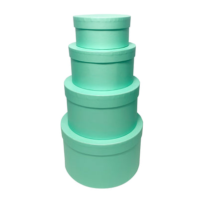 Yellow Gift Box Set | Round Nesting Boxes for Birthdays & Weddings - Merelux Store