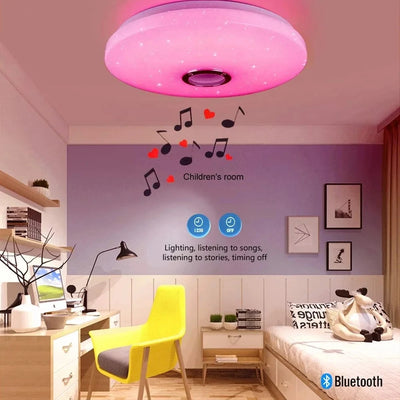 RGB Smart Ceiling Light | LED, WIFI & Bluetooth Control for Living Room - Merelux Store