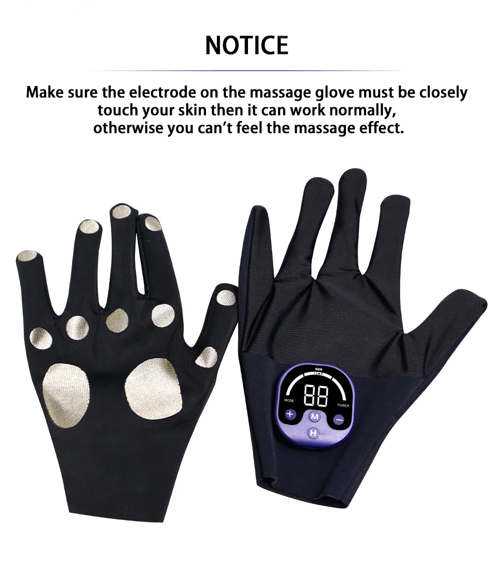 EMS Massage Gloves – Stimulate Blood Circulation, Relieve Pain, Improve Muscle - Merelux Store