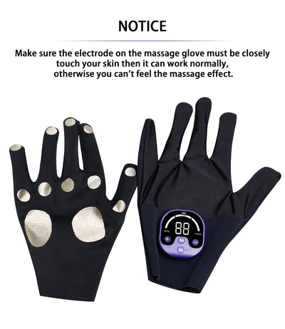 EMS Massage Gloves – Stimulate Blood Circulation, Relieve Pain, Improve Muscle - Merelux Store