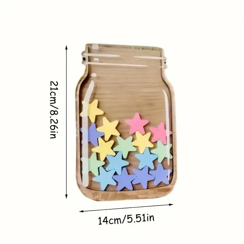 Kids Reward Jar – Stars & Tokens for Chores, Classroom, and Birthdays - Merelux Store
