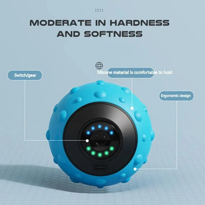 Rechargeable Sports Massage Ball | Neck, Back & Foot Muscle Relaxation - Merelux Store