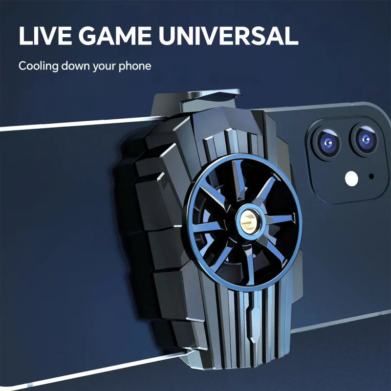 Mini Phone Cooling Fan | Rechargeable Gaming Radiator with Back Clip - Merelux Store