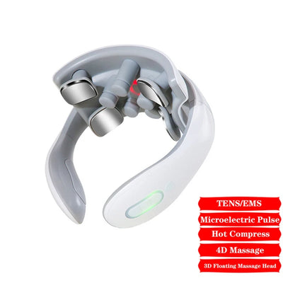 Portable Smart Neck & Shoulder Massager with Heat & Vibration - Merelux Store